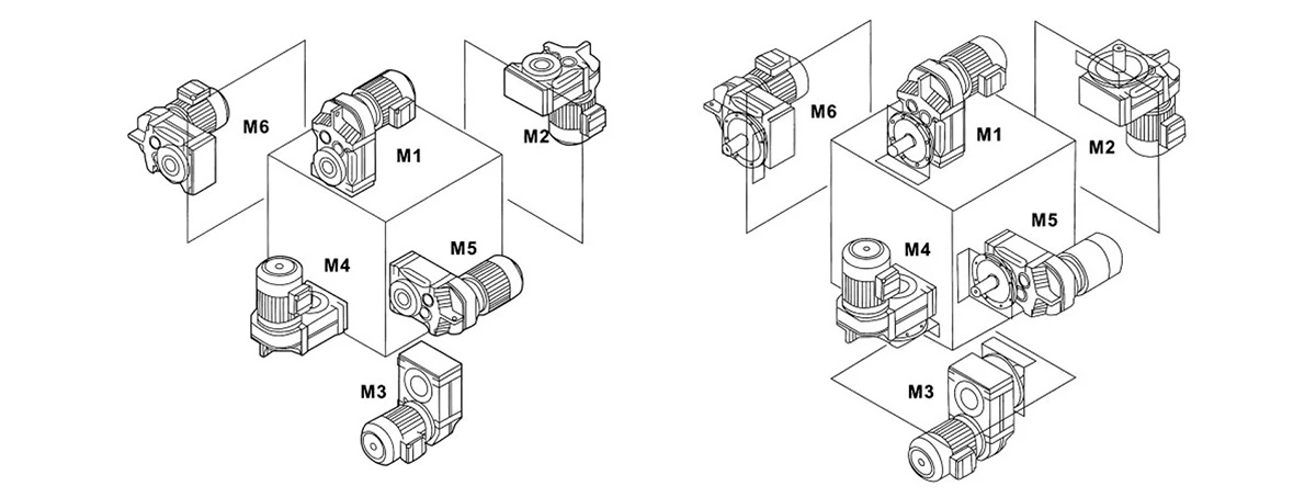 Parallel Shaft Helical Gearbox mounting Parallel Shaft Helical Gearbox mounting